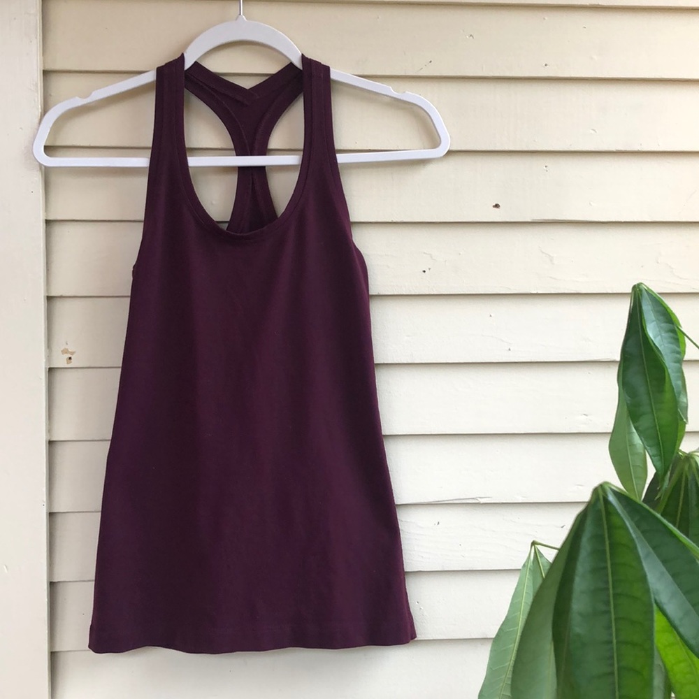 Plum/Maroon lululemon tank top